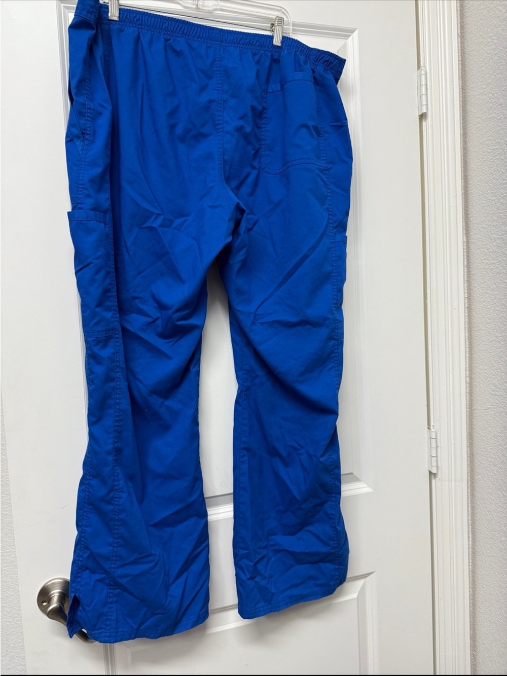 Cherokee Royal Blue Cargo Scrub Pants for Women